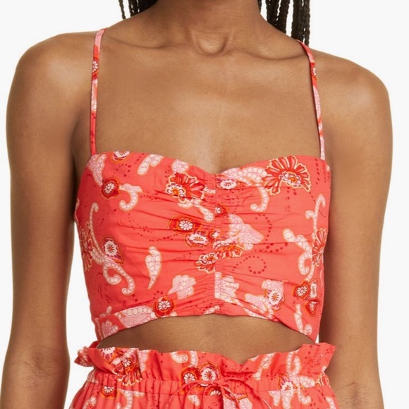 A.L.C Arit floral crop top - Picture 8 of 8
